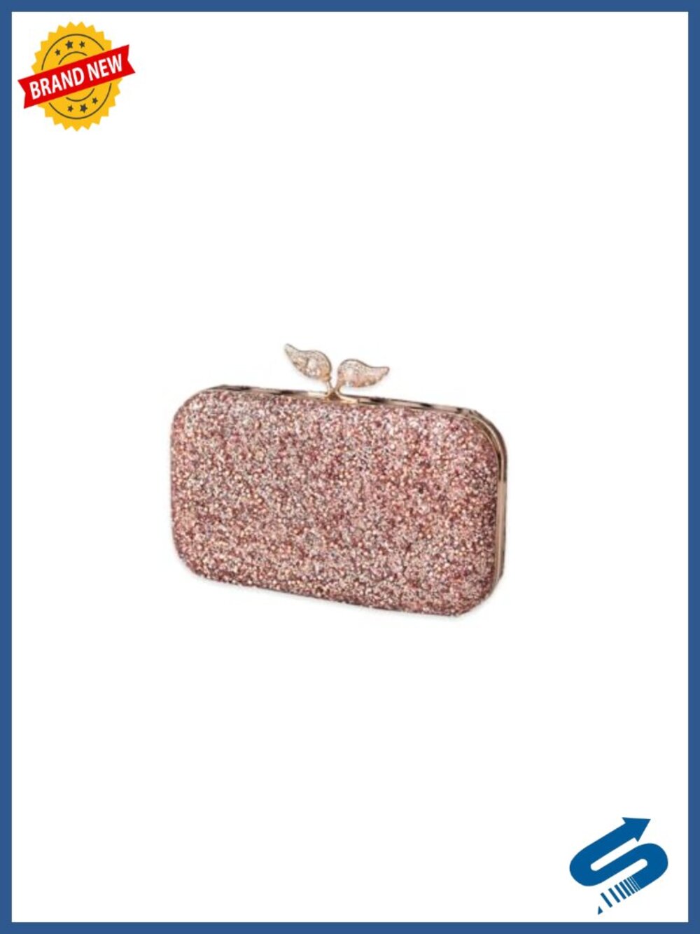 Pearl Evening Clutch Bag Beaded Handbag Sequin Bridal Wedding Purse